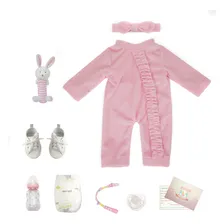 Multitrust Realista Pintada Boneca BebĂȘ Reborn Boneca Realista 48cm Olhos Castanhos Menina Boneca Foto mini 2