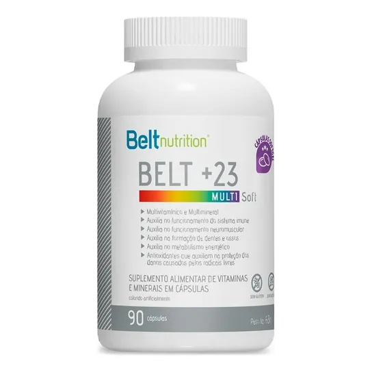 Multivitamínico Belt +23 Soft 90 Caps Belt Nutrition Foto 1