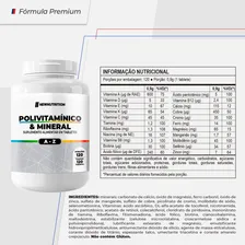Multivitamínico & Mineral De A-z 120 Tabletes Newnutrition Sabor Natural Foto mini 2