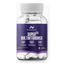 Multivitaminico Super Nanovit 60 Capsulas Sabor Neutro Foto mini 1