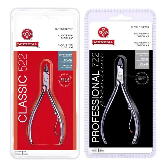 Mundial Kit De Alicates Afiados Classic 522 + Premium 722 Foto 1