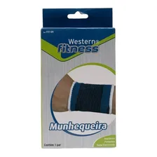 Munhequeira Fitness Elástica Western Cor Azul Foto mini 2