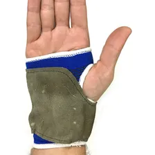 Munhequeira Proteção Couro Profissional Luva Vaquejada Foto mini  2