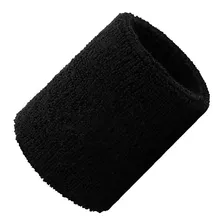 Munhequeira Toalha 8 Cm Esportiva 1 Unidade Express Cor Preto Foto  mini 1