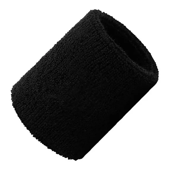 Munhequeira Toalha 8 Cm Esportiva 1 Unidade Express Cor Preto Foto 1