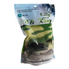 Munição Bolinhas Airsoft 0,25g Pacote 4000 Bbs Bbking Foto mini 1