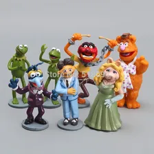 Muppets Bonecos Kermit Gonzo Walter - Kit 7 Personagens Foto mini 1