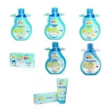 Muriel Baby Menino Hora Do Banho Kit Com 07 Produtos Cor Azul Foto mini 1
