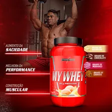 My Whey Shake de Morango Pote 900g Integralmédica Foto mini  2