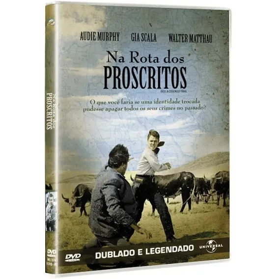 Na Rota Dos Proscritos - Dvd - Audie Murphy - Leo Gordon Foto 1