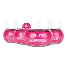 Naara Hair And Nails 120 Caps =4potes Unhas E Cabelos+fortes Foto mini 1