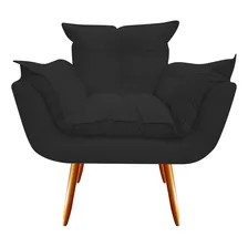 Namoradeira Opala + Poltrona Suede Preto Foto mini 4