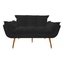 Namoradeira Opala + Poltrona Suede Preto Foto mini  2