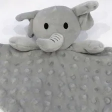 Naninha Elefante Cinza Minha Primeira Naninha - Laço Bebê Foto mini  2