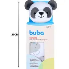 Naninha Panda Com Prendedor De Chupeta 14563 - Buba Foto mini 4