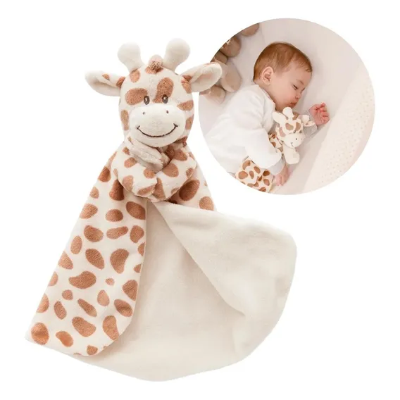 Naninha Para Bebe Fofa Macia Soninho Tranquilo Girafa Buba Foto 1
