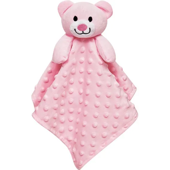 Naninha Para Bêbe Macia Antialérgico Menina E Menino Buba Cor Rosa Claro Foto 1