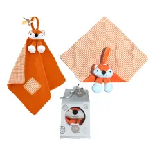 Naninha Plush Com Prendedor Chupeta Raposa Fubá Zip Toys Foto mini 2