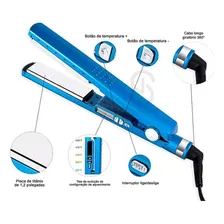 Nano Titanium KIT Chapinha + Modelador Azul Foto mini 3
