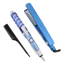 Nano Titanium KIT Chapinha + Modelador Azul Foto mini 1