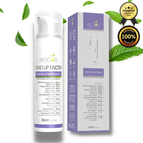 Nano Up Factor Sérum Rejuvenescedor Botox Natural 30ml Eccos Foto 1