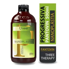 Nanoplástia Escova Progressiva Three Therapy Pantovin 500ml Foto mini 2