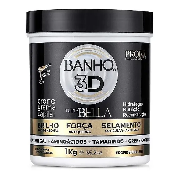 Nanovin A Banho 3d Cronograma Capilar 1kg Foto 1