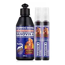 Nanovin A Shampoo Krina 300ml + 2 Tonico Krina Cavalo 30ml Foto mini 1