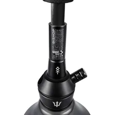 Narguile Bishop Triton Hookah Completo Preto Foto mini 4