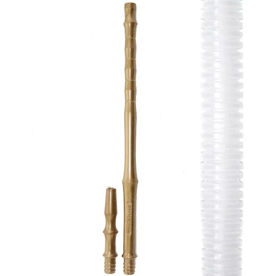 Narguile Black Hookah Mangueira lavável Dourado - Refil Branco Foto 1