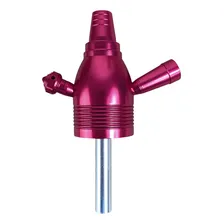 Narguile Completo Mini Vortex Monster Stem Alumínio Cor Rosa Foto mini  3