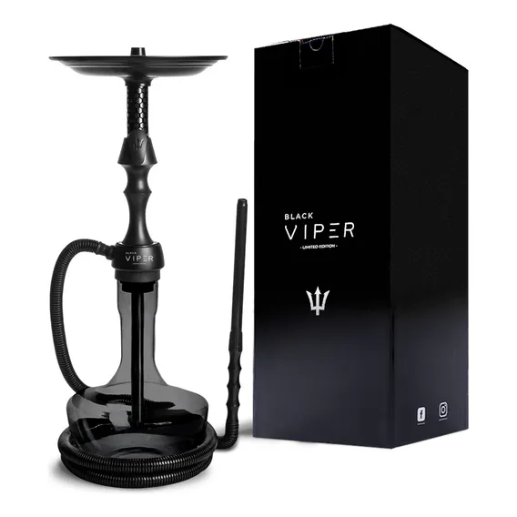 Narguile Completo Triton Viper Caixa - Preto Foto 1