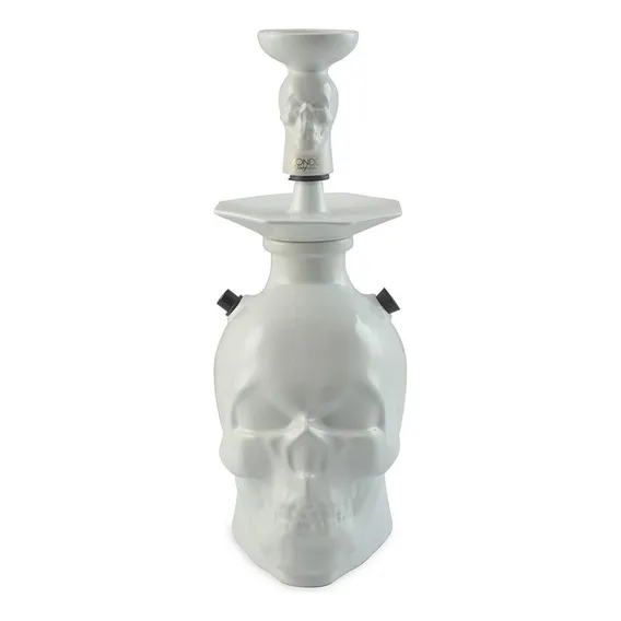 Narguilé Mh04 Caveira Branco Mondo Hookah Foto 1