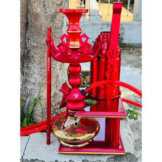 Narguile Zeus Single 0209 Cor Vermelho Foto 1