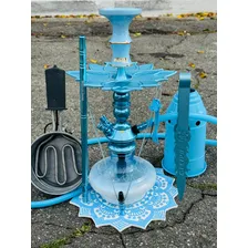 Narguile Zeus Single Cor Azul-celeste Foto mini 2