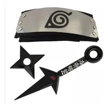Naruto Kit Ninja Bandana Kunai Shuriken Brinquedo Fantasia Foto mini  2