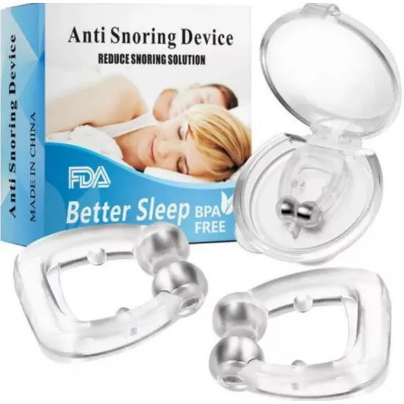 Nasal Clipes Anti Ronco Magnético- Kit 2 Unidades Foto 1