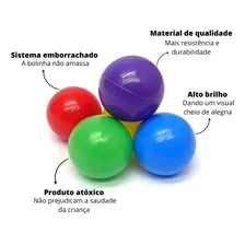 Natalplast Bolinhas Coloridas Para Piscina De Bolinhas Com 500 Unidades Não Amassam Foto mini 3