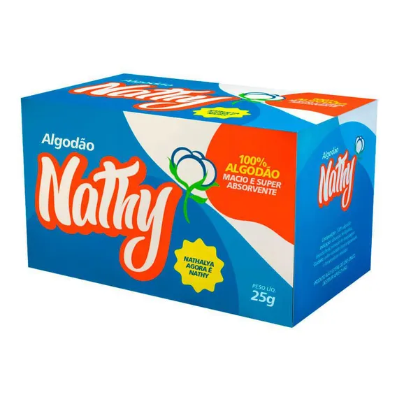 Nathy Algodão Kit De 10 Caixinhas Com 25g Foto 1