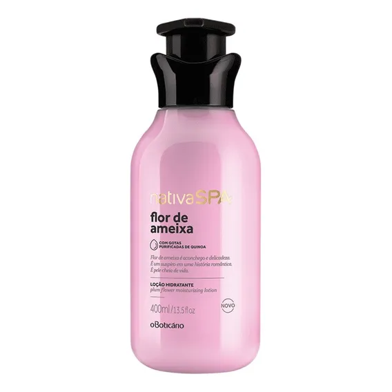 Nativa Spa Flor De Ameixa Loção Hidratante Corporal, 400ml Foto 1