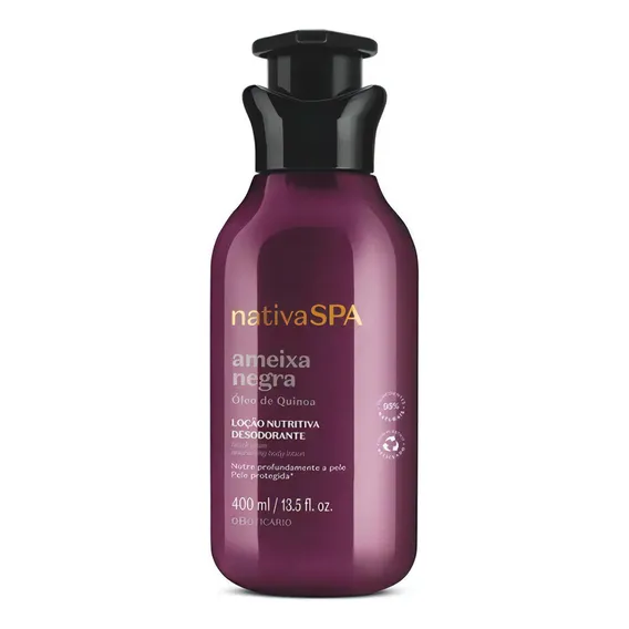 Nativa Spa Hidratante Corporal Ameixa Negra, 400ml Tipo De Embalagem Pote Fragrância Ameixa Negra Foto 1