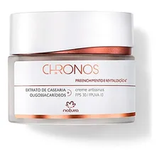 Natura Chronos 60+ Antissinais Fps30 Preench E Radiância 40g Tipo De Pele Volume Da Unidade 40 Foto mini 3
