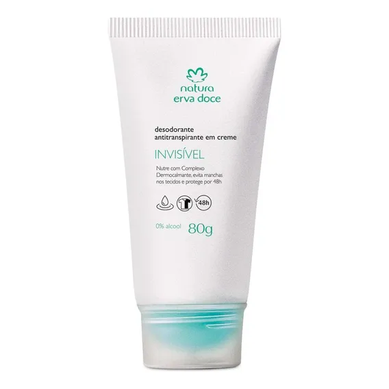 Natura Desodorante Erva Docê Antitranspirante Em Creme Natura 80G Foto 1
