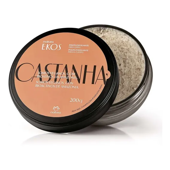 Natura Ekos Castanha Polpa Esfoliante Hidratação E Renovação Tipo de embalagem Pote Fragrância Natura Ekos Castanha Polpa Esfoliante Hidratação E Renovação Foto 1