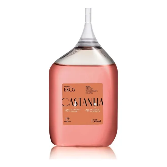 Natura Ekos Col么nia Frescor Castanha Refil 150ml Foto 1