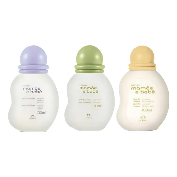 Natura Kit Colônias Mamãe E Bebê Tradicional, Relaxante E Foto 1