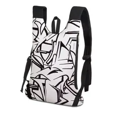 Natura Mochila Urbano Does Preto E Branco - Pronta Foto mini 1