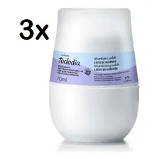 Natura Roll-on Leite De Algodão 70ml Kit C/03 Un. Tododia Fragrância Tradicional Foto mini  2