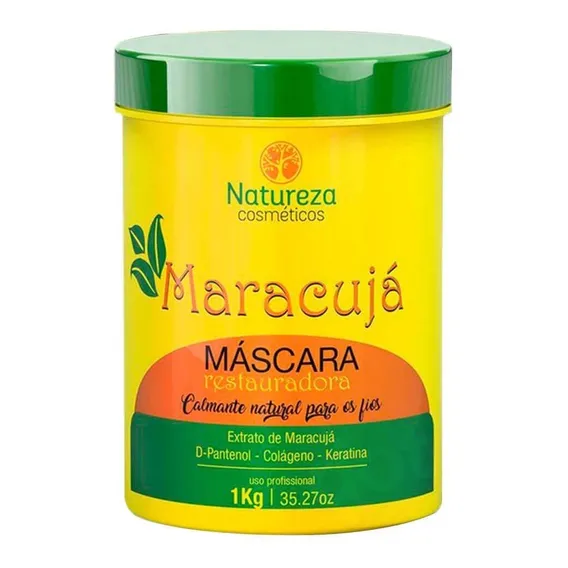 Natureza Cosméticos Maracujá Máscara Reconstrutora 1kg Foto 1