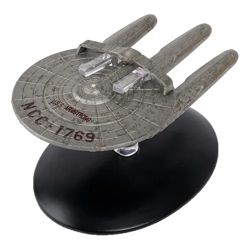 Nave Star Trek Official Collection Uss Armstrong Cor Prata Foto 1
